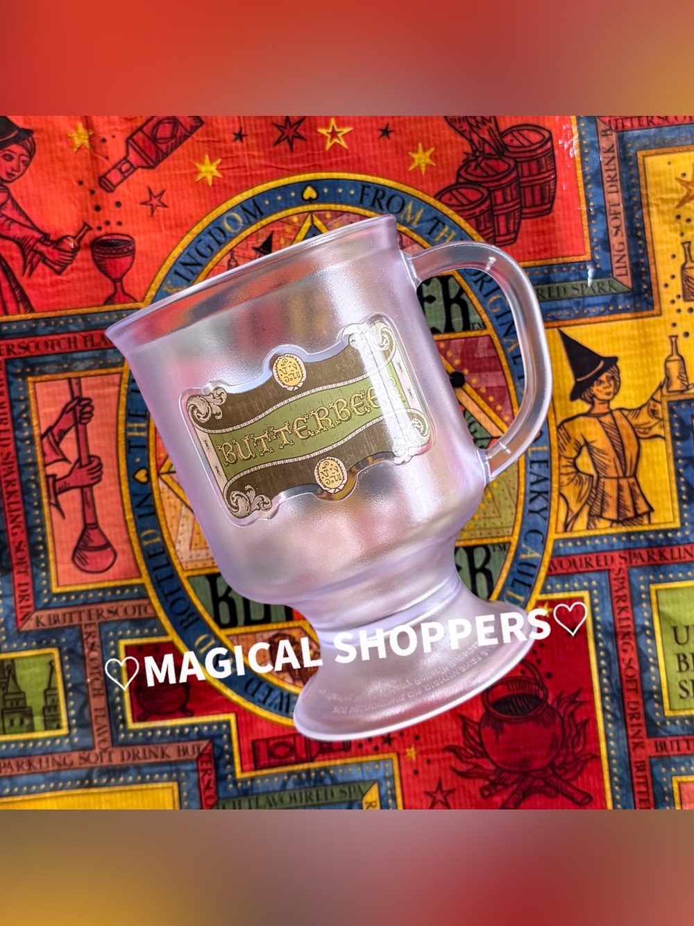 Harry Potter Butterbeer Leaky Cauldron Plastic Souvenir Mug Tankard